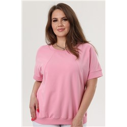 Туника футер 2-х нитка  4197/01/Розовый