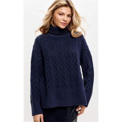 Джемпер F522-1502 d.blue