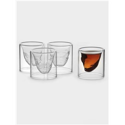 Набор стопок Magistro «Череп. Хэллоуин», 25 мл, набор 4 шт., стекло, прозрачный