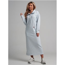 978 Платье "Меланж/голубой"