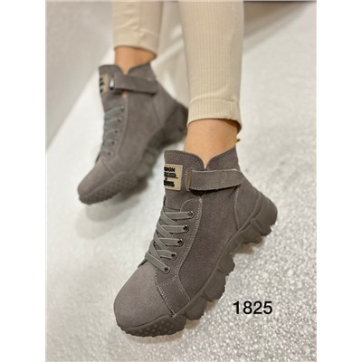 Fashion T1825K Ботильоны женские сер нат (прессов) замша, подклад текстиль