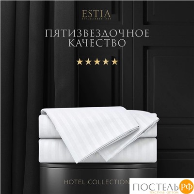 ESTIA HOTEL COLLECTION Простыня 180х220, 1 пр, хл/сатин