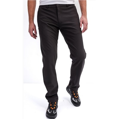 Брюки мужские утепленные зимние на подкладке из флиса F221-08-23000 тёмно-серые