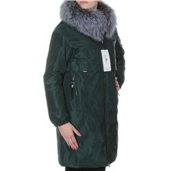 V-1032 EMERALD Пальто женское с натуральным мехом Vomilov