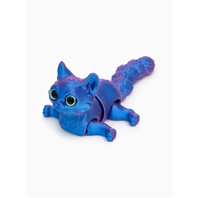 3Д - печатная игрушка «Котик», подвижная, цвет МИКС