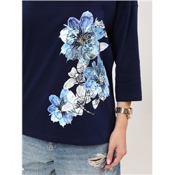 Мимулус - футболка чернильный