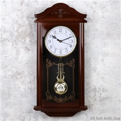 Часы настенные с маятником 60,3х28,5х8,4 см / WS-3013B /уп 6/