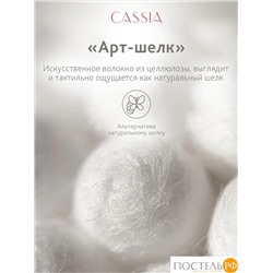 CASSIA ИРЕМ Одеяло 172х205, 1 пр., жаккард хл,виск.шелк/арт-шелк/микрогель Airsoft