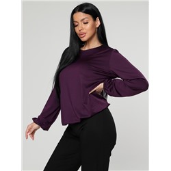 Мирея - блуза баклажан