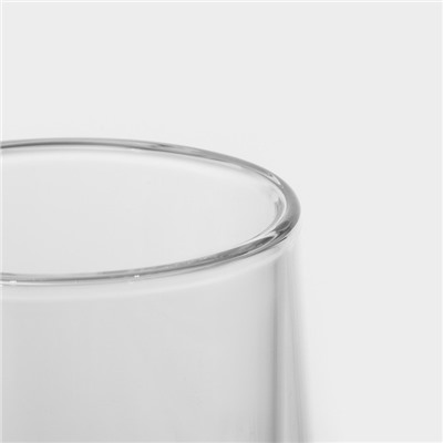 Стакан Magistro «Горы», 350 мл, 6.5×15 см, с двойными стенками, стекло, прозрачный