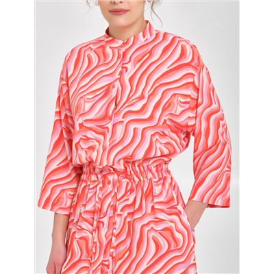 Платье из вискозы с принтом