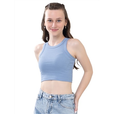 4105-07 Топ для девочки синий  (BAYKAR)