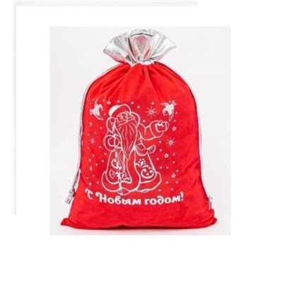 Мешок Флок красный