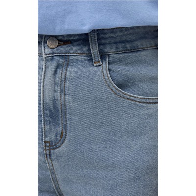 Шорты джинс F512-0908 l.blue