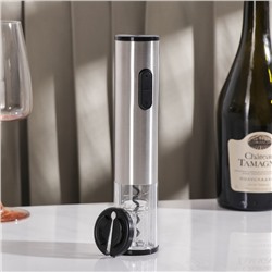 Штопор электрический Magistro Soha, 22×4.8 см, серебристый