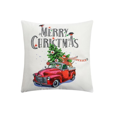 Наволочка декоративная новогодняя «Этель. Счастливого Рождества!», 40×40 см