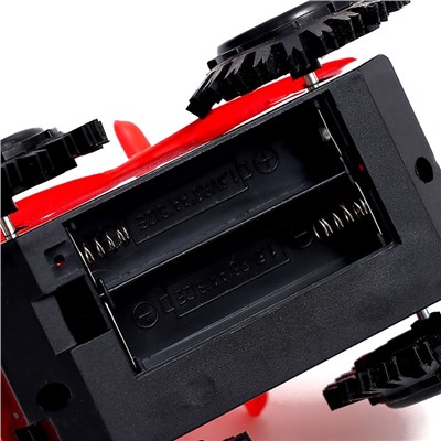 УЦЕНКА Машина-перевёртыш «Кабриолет», работает от батареек, световые эффекты, МИКС