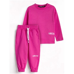 Фуфайка (футболка) с длинным рукавом+Брюки, Fuchsia Fedora 18-2330