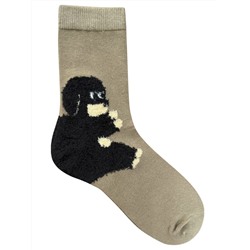 Носки р.35-40 "Зверюшки на Пятках" Собачка