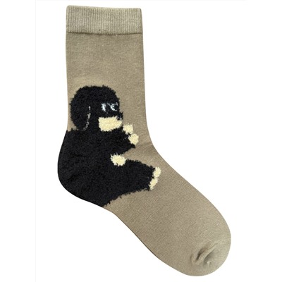 Носки р.35-40 "Зверюшки на Пятках" Собачка