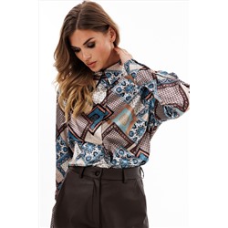 Блуза EOLA 2928 бежевый_принт