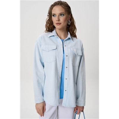 Рубашка Мишель (голубой)