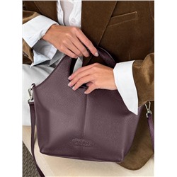 Женская кожаная сумка Richet 3235LN 339 Бордовый