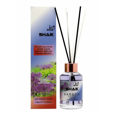 Аромадиффузор с палочками Shaik Bamboo Fleur Sauvage (Дикий цветок)