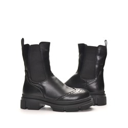 998 Fashion A558-МП/Z Ботинки женские чер иск кожа, подклад нат шерсть