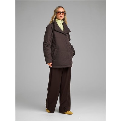 Плащ женский коричневый