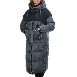 Y21636 DK. GRAY Пальто женское зимнее MEIYEE (200 гр. холлофайбера)