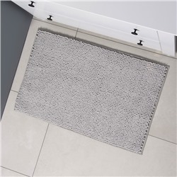 Коврик для дома LaDо́m, букли, плотность 1100 г, 50×80 см, серый