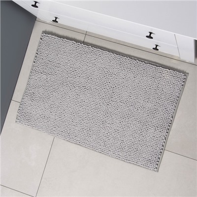 Коврик для дома LaDо́m, букли, плотность 1100 г, 50×80 см, серый