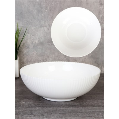 Салатник 1600 мл 203 мм Вертикаль тарелка глубокая / FLSLTW80 (WHITE) /уп 36/