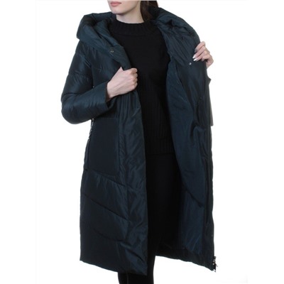 8033 DK. GREEN Пальто пуховик зимнее Jarius (био-пух)