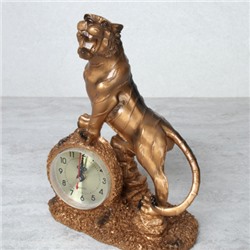 Часы статуэтка Тигр 23x17 см / 2411 /уп 24/