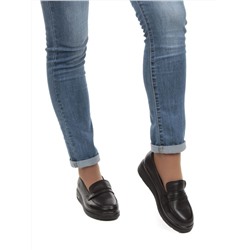 03-5317 BLACK Полуботинки женские (натуральная кожа)