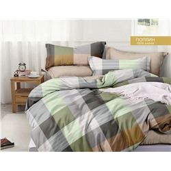 Постельное белье Зима-Лето из поплина с окантовкой ЗЛПО29-1467