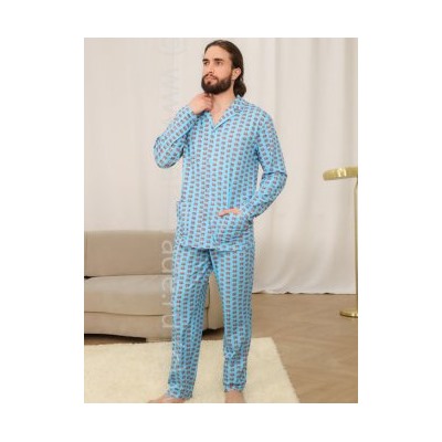 Пижама мужская №2124M-80026 Kusto Almando Melado Дроп