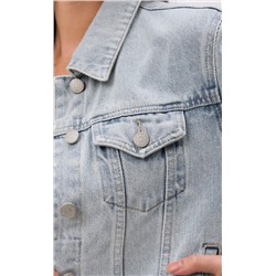 Куртка джинс F412-1225 l.blue