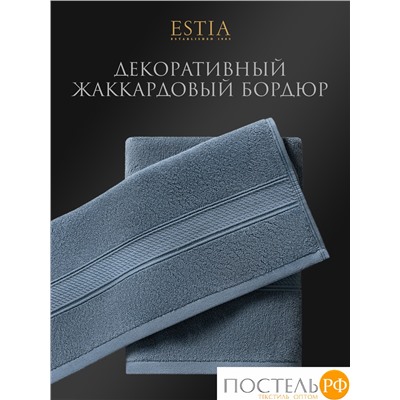 Estia МАРТОС голуб/коралл К-т Полотенец  30х50-10, 10 пр., 100% хлопок, 500 гр/м2