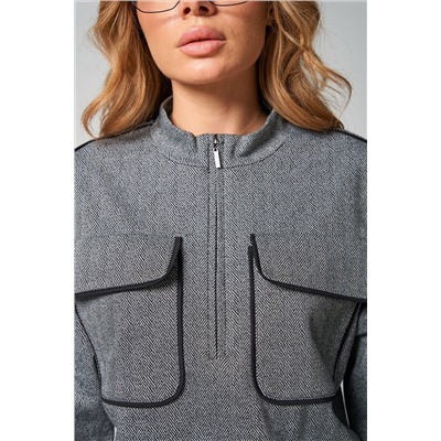 Laikony L-373 серый, Юбка,  Джемпер