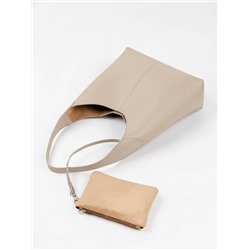 Женская кожаная сумка Richet 3274LN 960 Бежевый