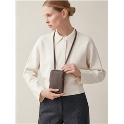 Женская кожаная сумка Richet 3113LN 804 Коричневый