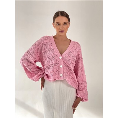 Кардиган KROSHE, Розовый
