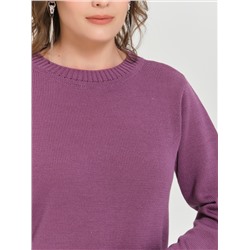 Джемпер вязаный с разрезами на рукавах