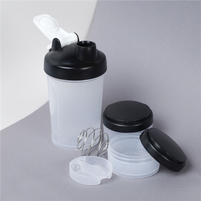 Бутылка/Шейкер MET-Rx SHS-450 белая, для спортивного питания 450ML/уп50