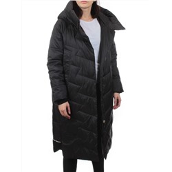 3066 BLACK Пуховик зимний женский (80% пух, 20% перо)