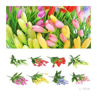 Цветок искусственный 35 см Крокус / WH-36 /уп 2/300/600/