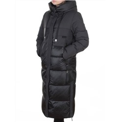 A81 DK. GRAY/GREEN Пальто зимнее женское (200 гр. холлофайбер)